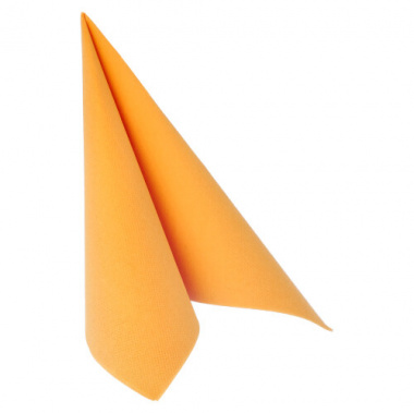 20 Servietten -ROYAL Collection- 1/4-Falz 40 cm x 40 cm orange