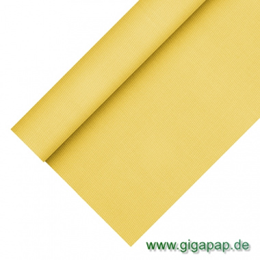 Tischdecke gelb 25 m x 1,18 m stoffähnlich, Vlies soft selection plus abwaschbar