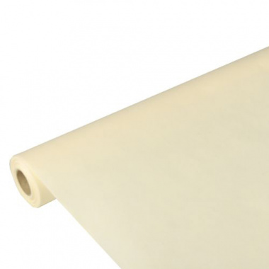 Tischdecke creme 10m x 1,18m stoffähnlich, Vlies soft selection