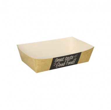 50 Pommes-Frites-Trays pure 3,5 cm x 7 cm x 12 cm Good Food mittel